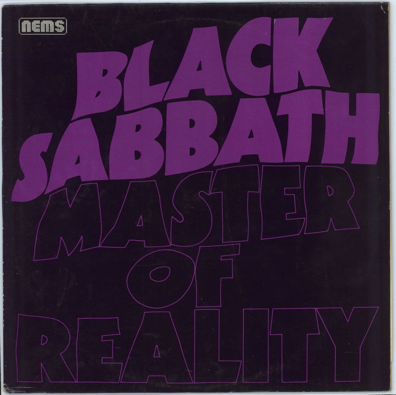 Black Sabbath Master Of Reality - Matt Sleeve - VG Dutch Vinyl LP