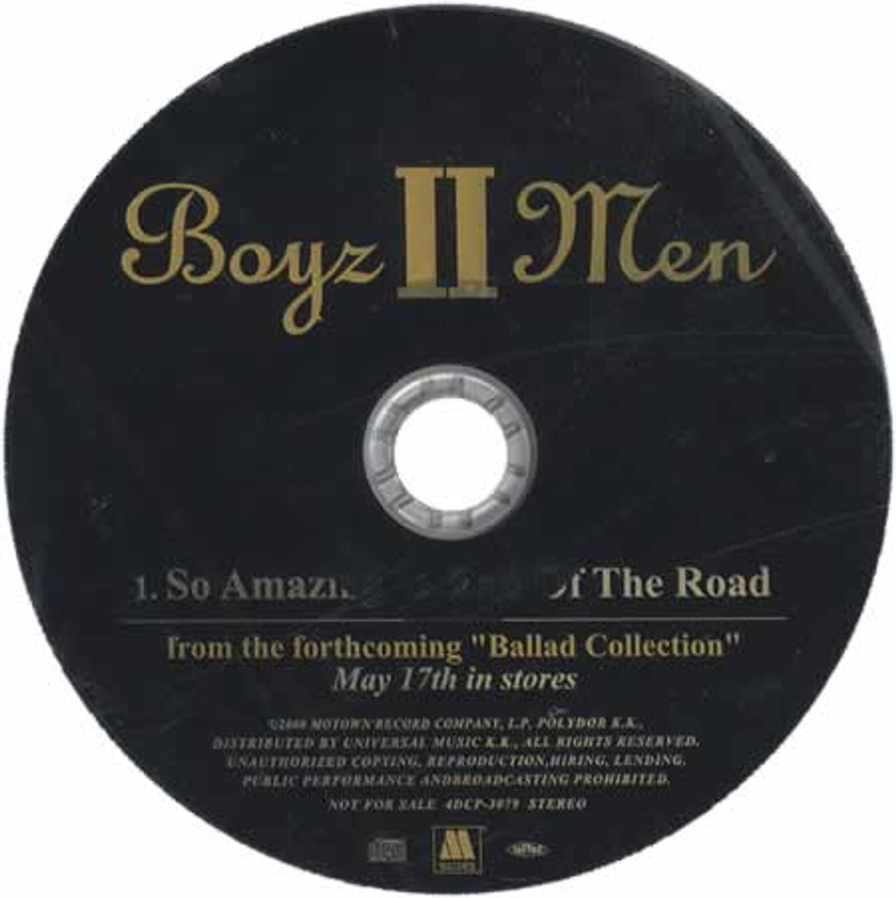 Boyz II Men So Amazing Japanese Promo CD single — RareVinyl.com