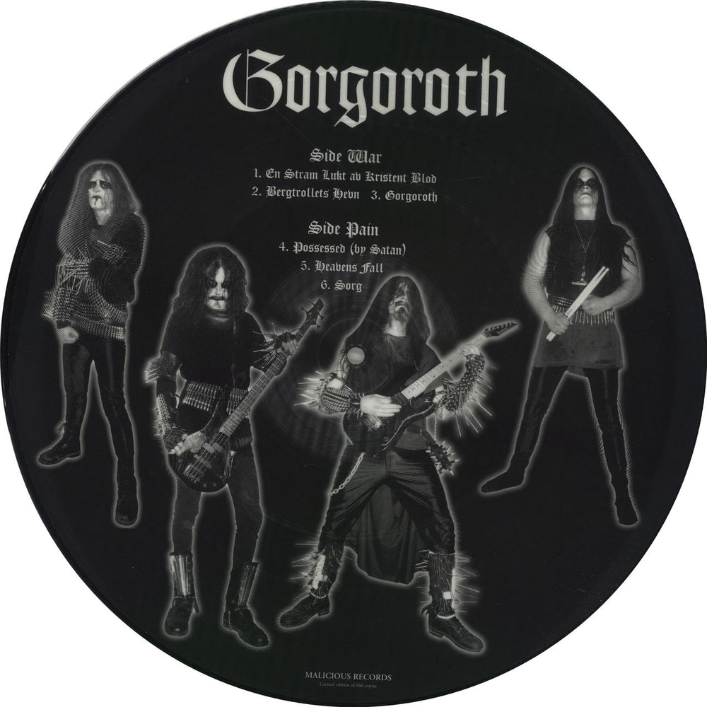 Gorgoroth Antichrist German picture disc LP (vinyl picture disc album) IX2PDAN659084