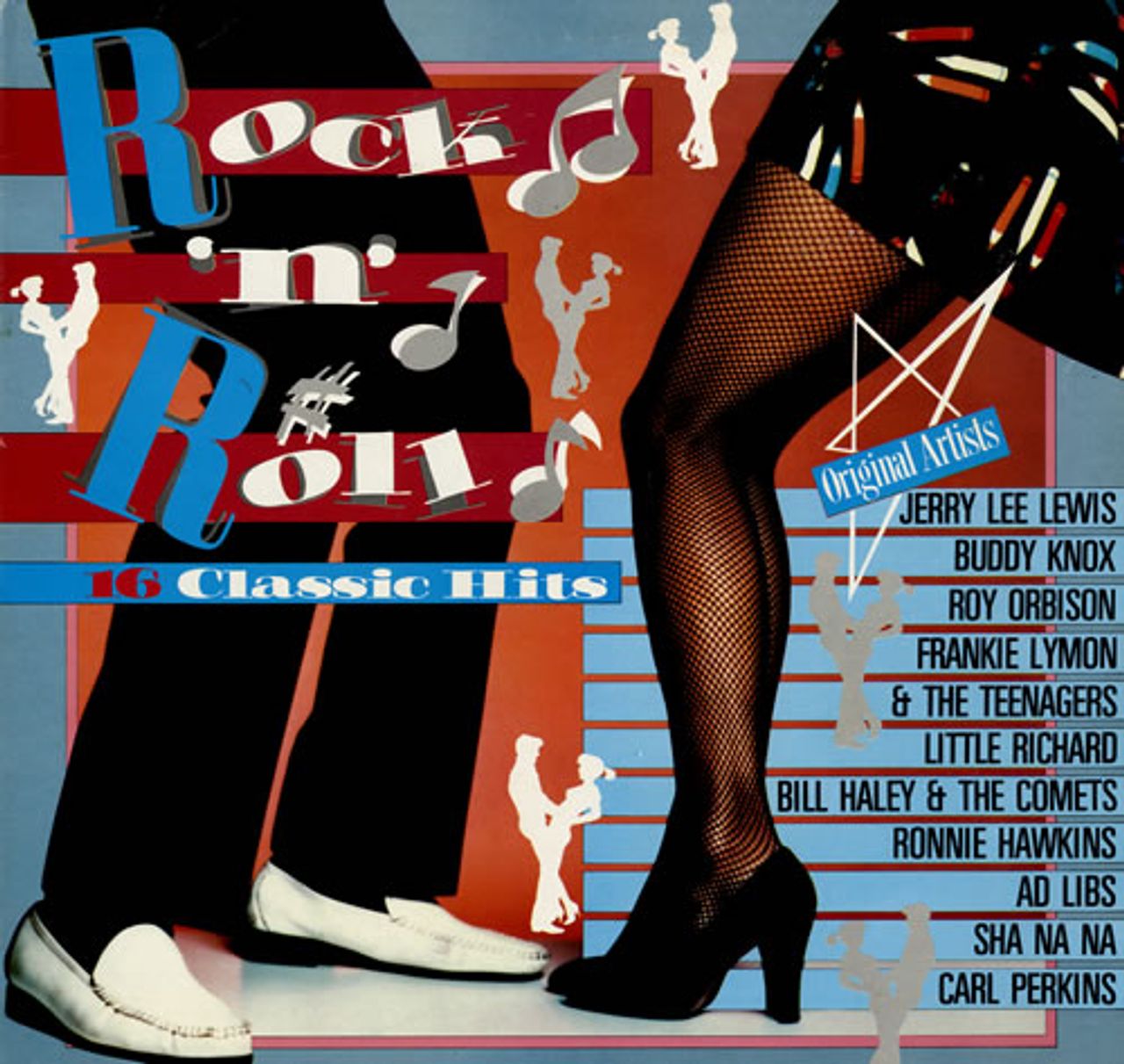 Various-50s/Rock & Roll/Rockabilly Rock N Roll - 16 Classic Hits UK Vinyl LP Album Record CBR1025 Premier 1984