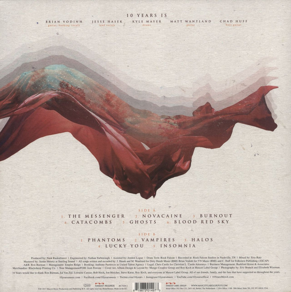 10 Years [How To Live] As Ghosts - 180 Gram Vinyl - Autographed UK vinyl LP album (LP record) 819873014973