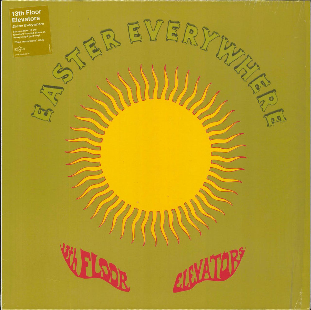 13th Floor Elevators Easter Everywhere - 180gram Gold Vinyl UK vinyl LP album (LP record) CHARLYL197