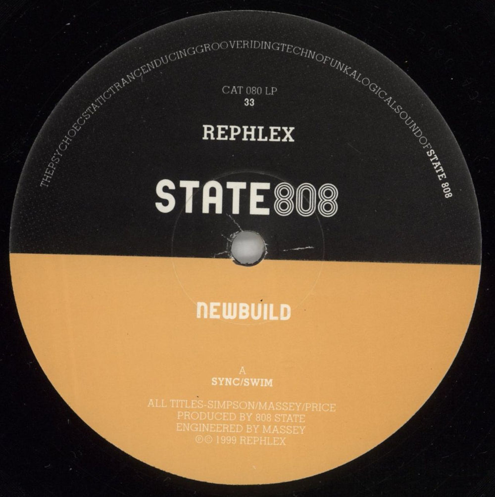808 State Newbuild UK 3-LP vinyl record set (Triple LP Album) 8083LNE357261