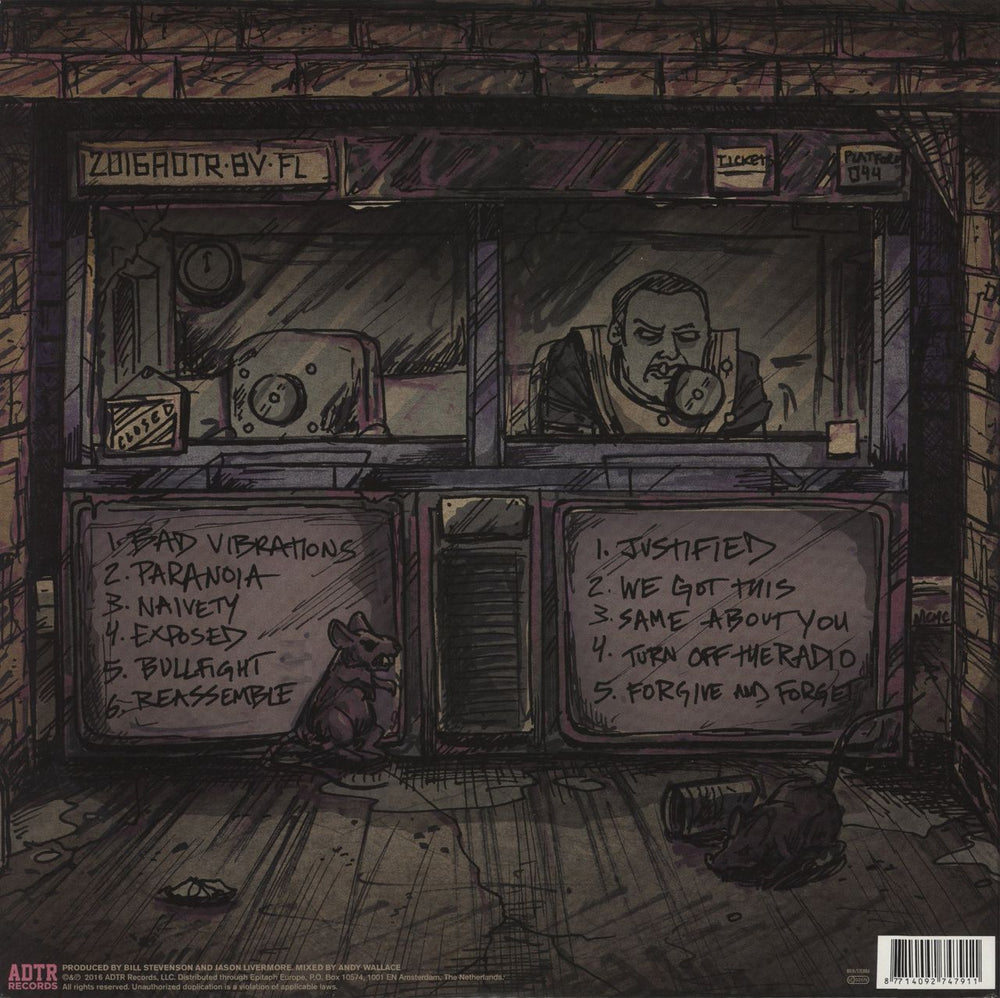 A Day To Remember Bad Vibrations UK vinyl LP album (LP record) 8714092747911