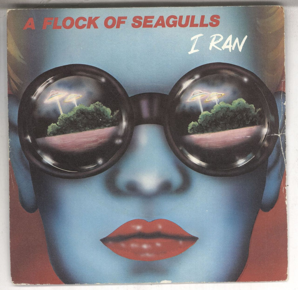 A Flock Of Seagulls I Ran UK 7" vinyl single (7 inch record / 45) JIVE14