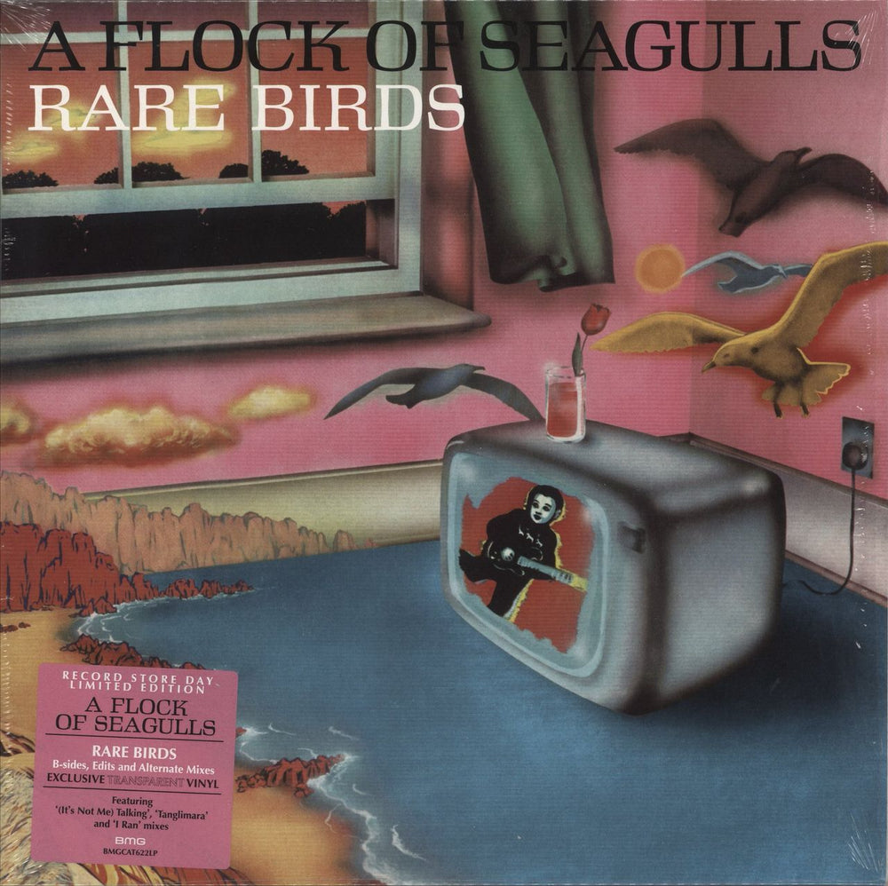 A Flock Of Seagulls Rare Birds - Transparent Vinyl - RSD 2023 UK vinyl LP album (LP record) BMGCAT622LP
