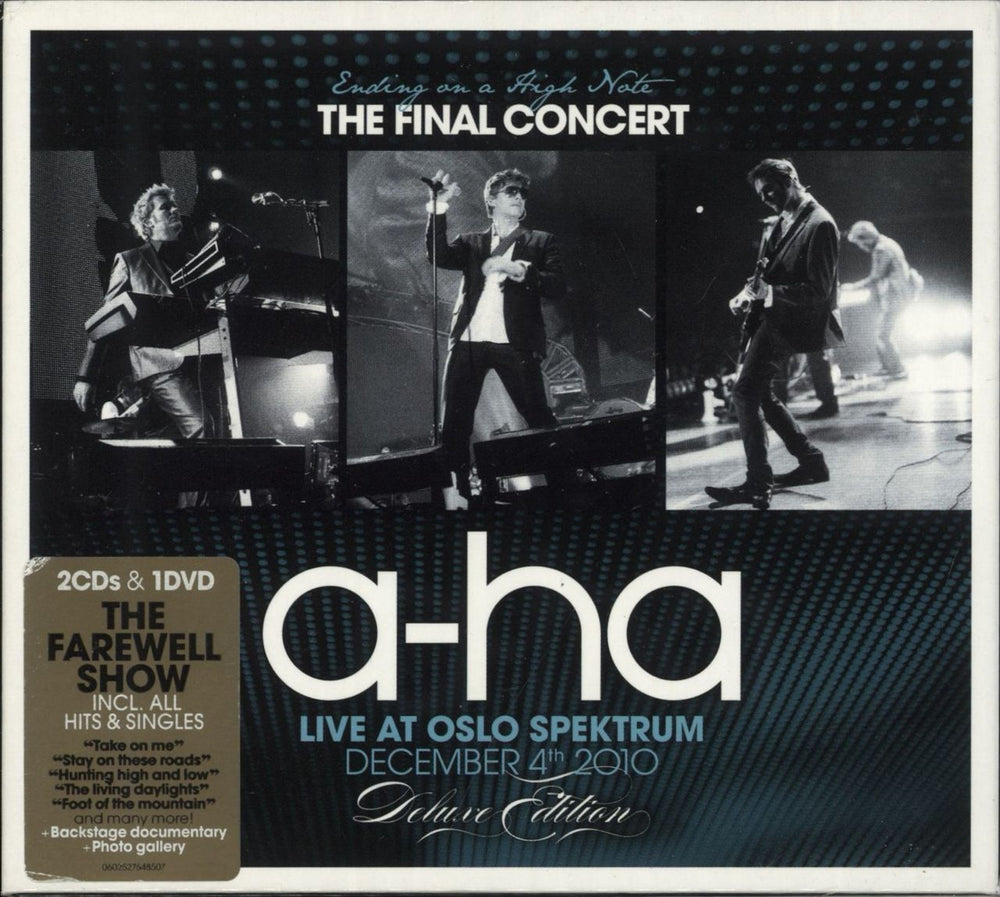 A-Ha Ending On A High Note - The Final Concert UK 3-CD album set (Triple CD) 0602527648507