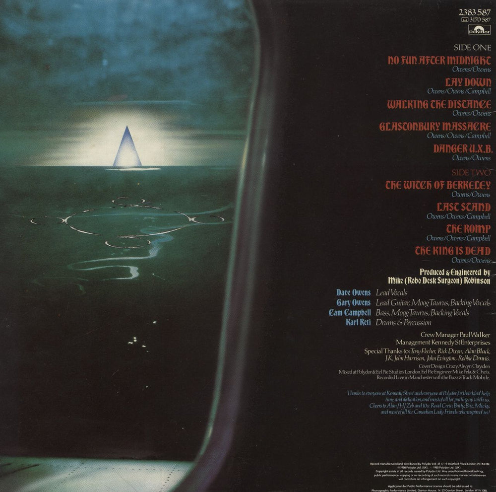 A II Z The Witch Of Berkeley - Live - EX UK vinyl LP album (LP record)