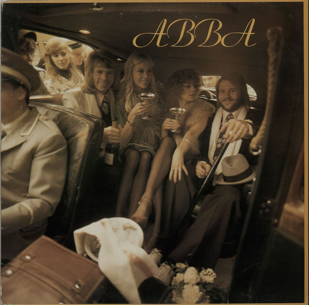 Abba Abba - orange label UK vinyl LP album (LP record) EPC80835