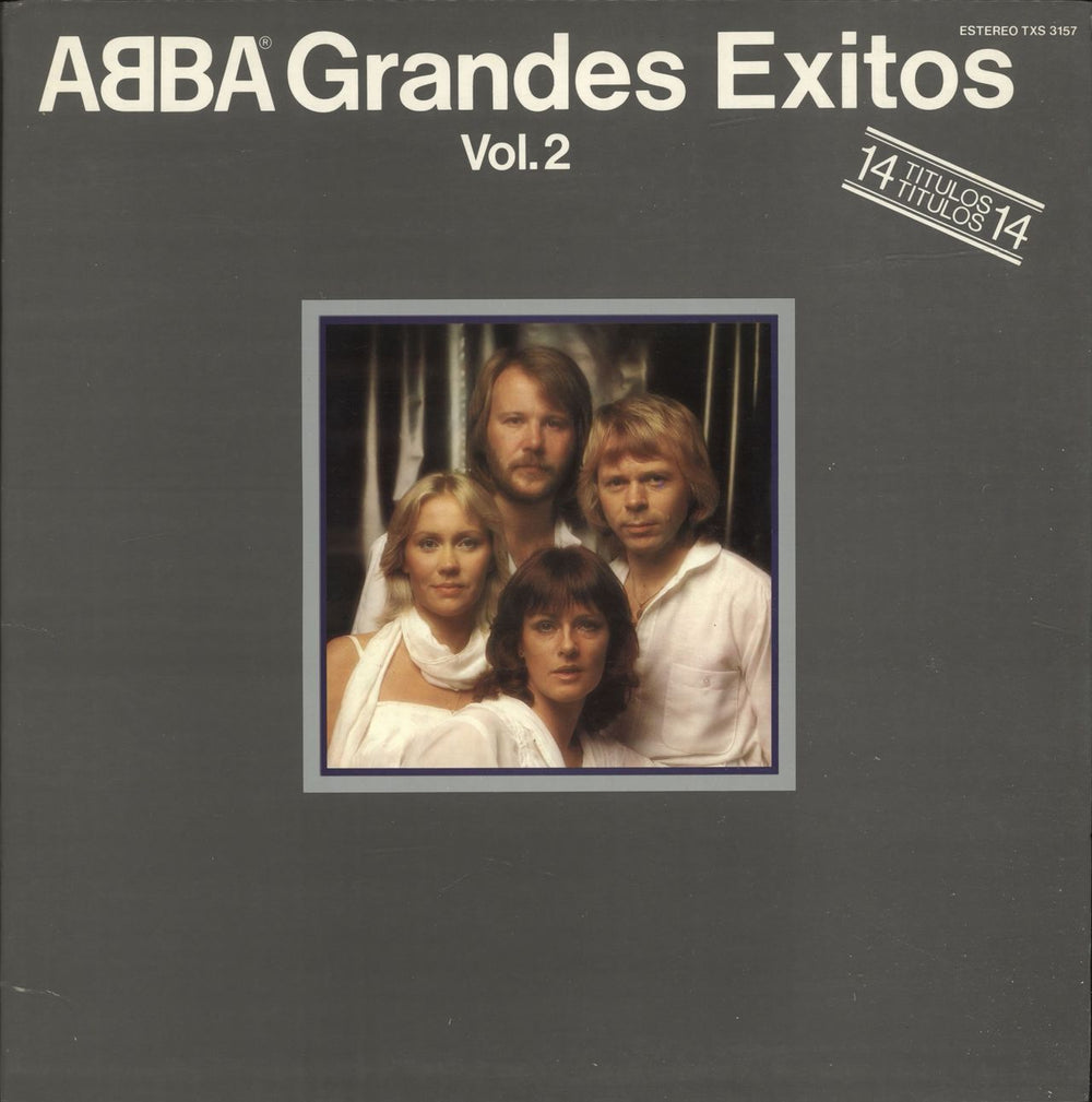 Abba Grandes Exitos Vol. 2 Spanish Promo vinyl LP album (LP record) TXS3157