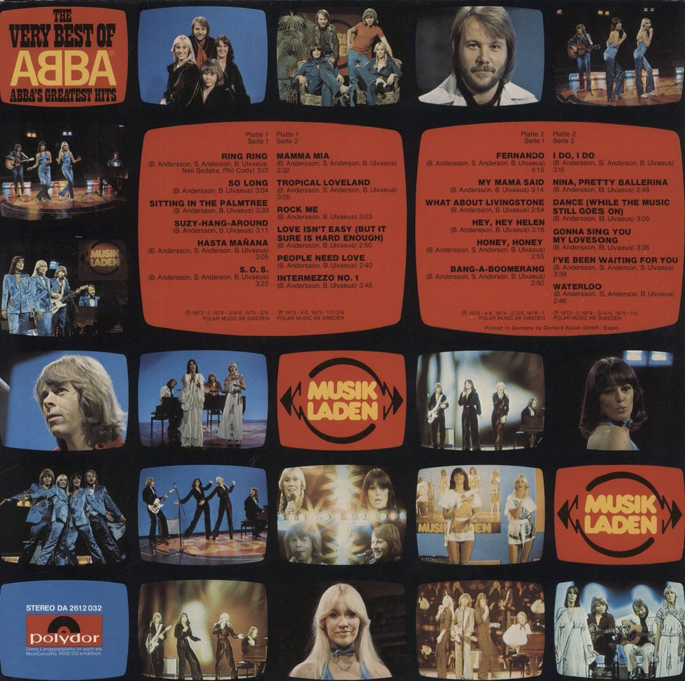 Abba The Very Best Of Abba German 2-LP vinyl record set (Double LP Album)