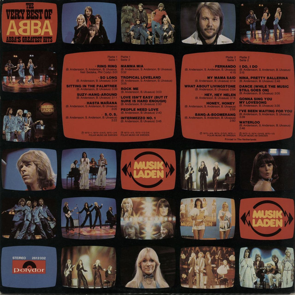 Abba The Very Best Of Abba German 2-LP vinyl record set (Double LP Album) ABB2LTH86237