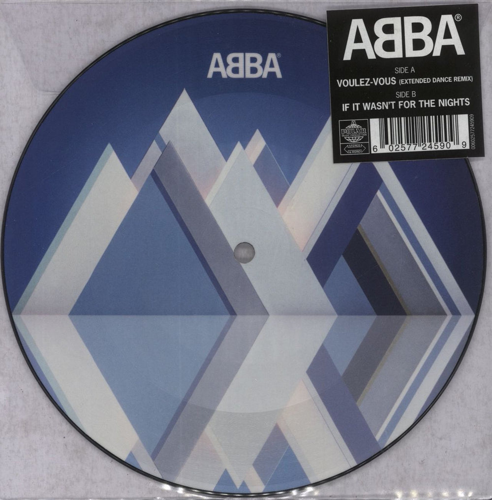 Abba Voulez-Vous [Extended Dance Remix] UK 7" vinyl picture disc (7 inch picture disc single) 00602577245909