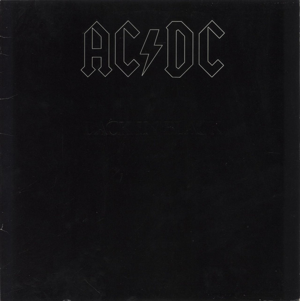 AC/DC Back In Black US vinyl LP album (LP record) SD16018
