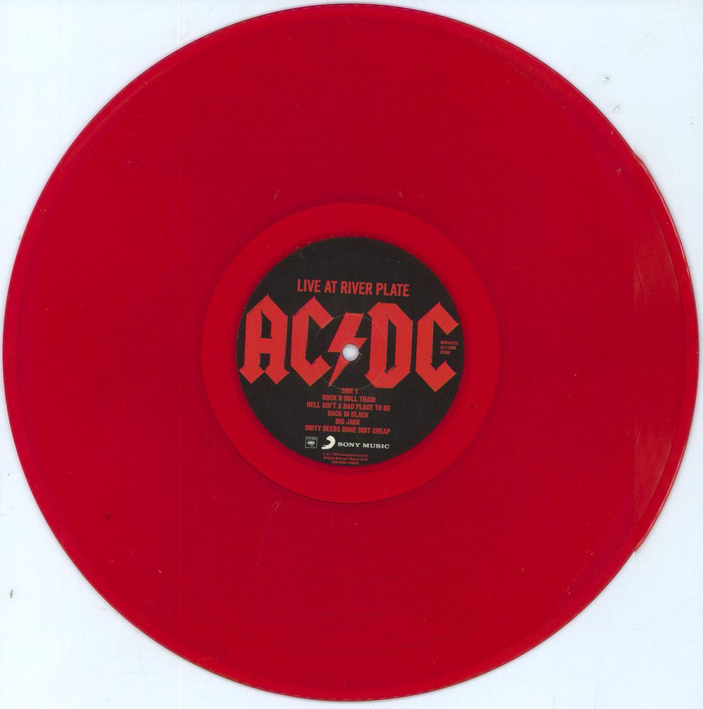 AC/DC Live At River Plate - Red Vinyl - Sealed UK 3-LP vinyl record set (Triple LP Album) ACD3LLI601925