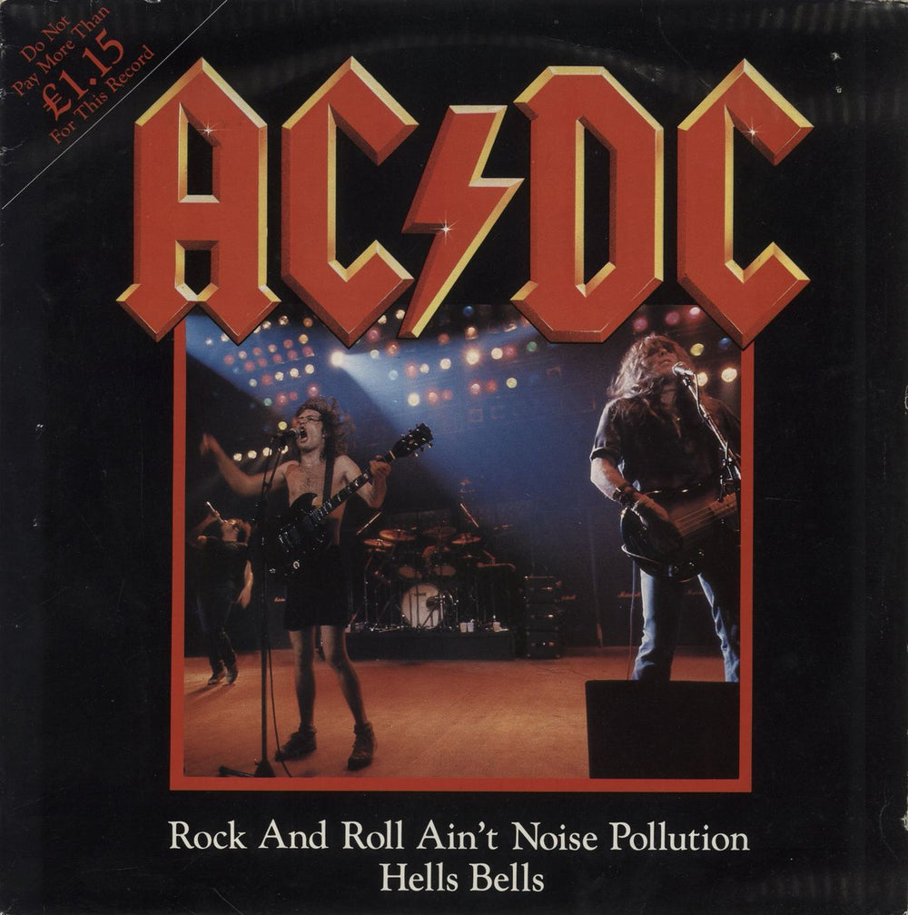 AC/DC Rock And Roll Ain't Noise Pollution UK 12" vinyl single (12 inch record / Maxi-single) K11630T