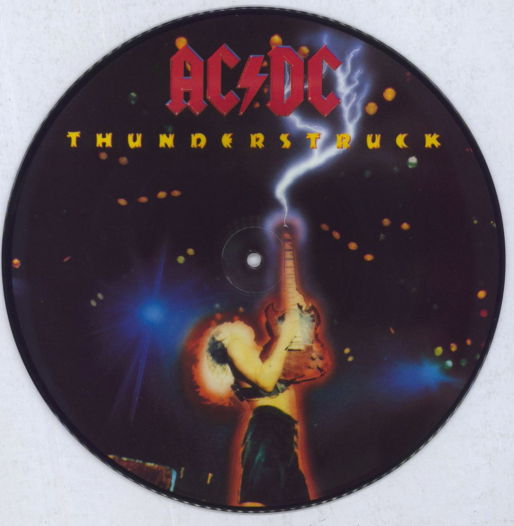 AC/DC Thunderstruck UK 10" Vinyl Picture Disc (10 inch Record Single) B8907P