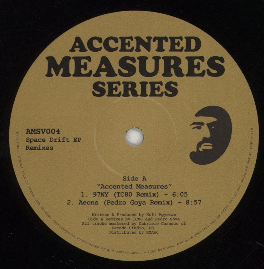 Accented Measures Space Drift Remixes EP UK 12" vinyl single (12 inch record / Maxi-single) AMSV004