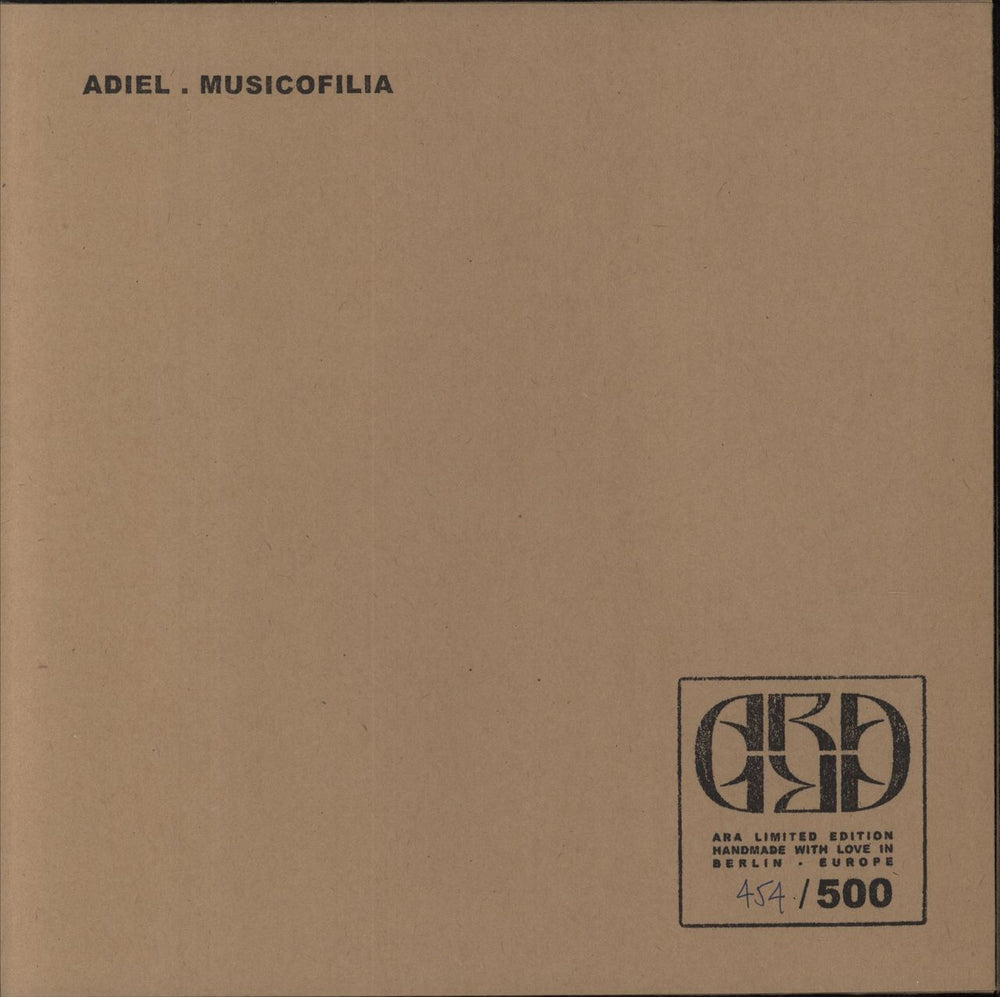 Adiel Musicofilia - 180g German 12" vinyl single (12 inch record / Maxi-single)