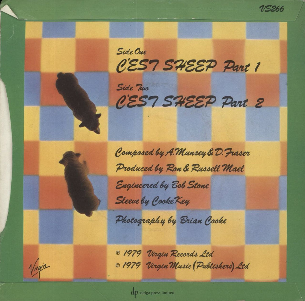 Adrian Munsey C'est Sheep UK 7" vinyl single (7 inch record / 45)