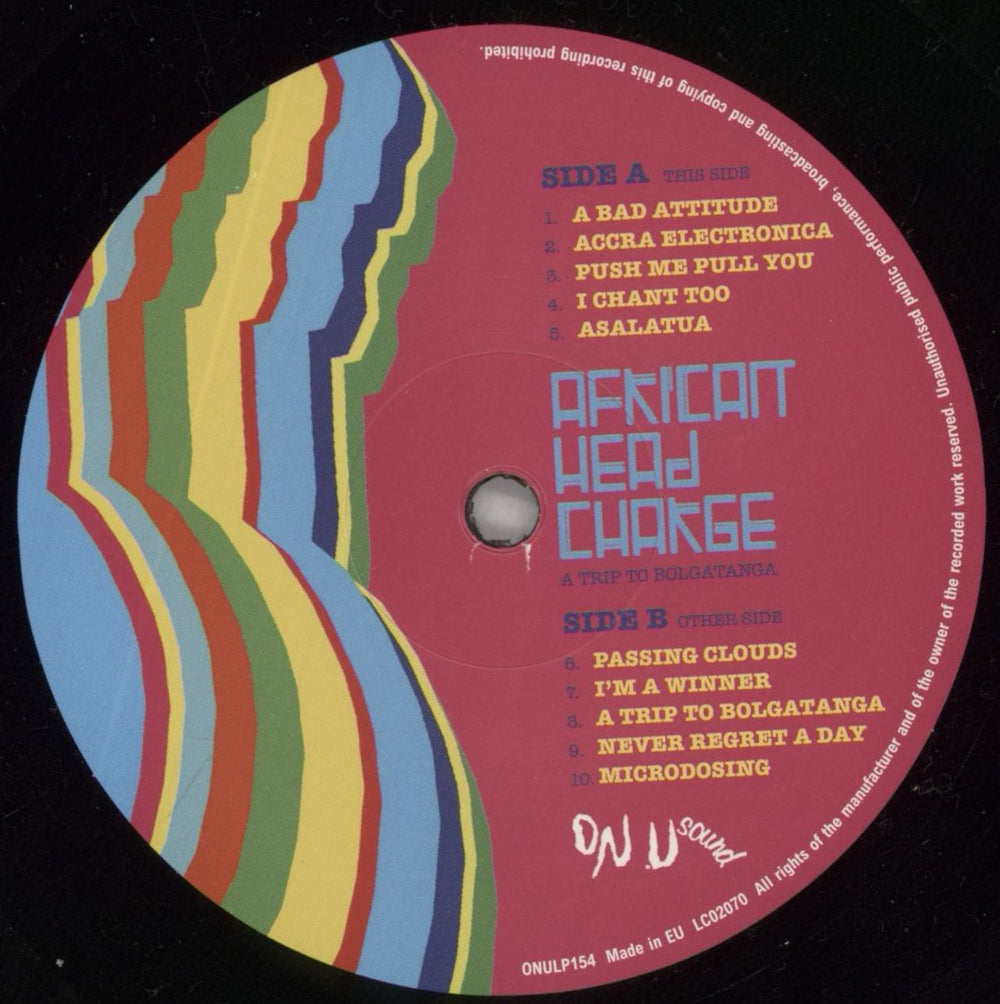 African Head Charge A Trip To Bolgatanga UK vinyl LP album (LP record) ABQLPAT860961