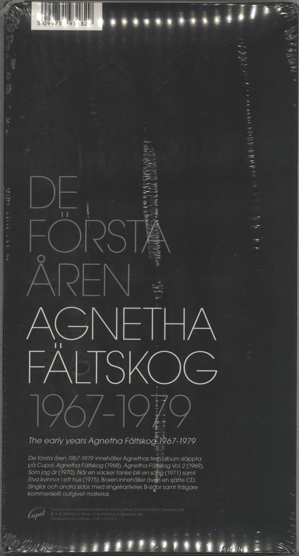 Agnetha Fältskog De Forsta Aren 1967-1979 - Sealed Swedish CD Album Box Set 5099751931829