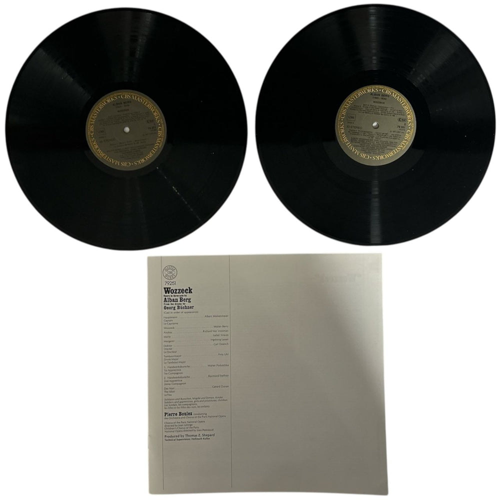 Alban Berg Berg: Wozzeck German Vinyl Box Set A5ZVXBE879744
