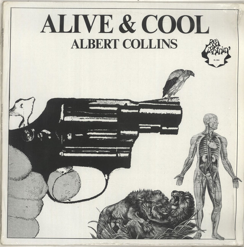 Albert Collins Alive & Cool UK vinyl LP album (LP record) RL004