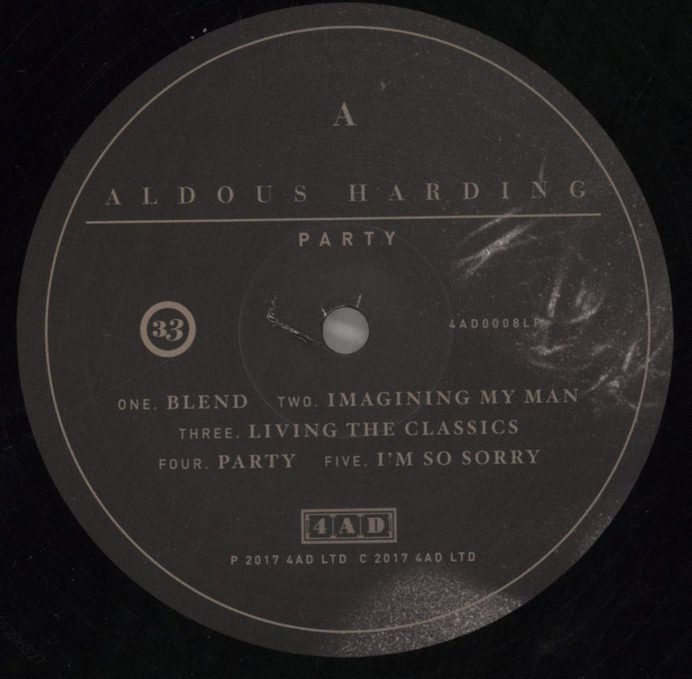 Aldous Harding Party UK vinyl LP album (LP record) 2L5LPPA858668