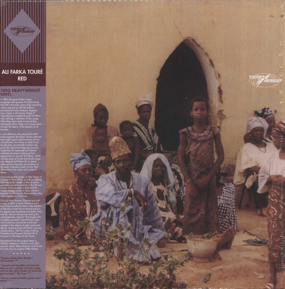 Ali Farka Toure Red - 180g Vinyl UK vinyl LP album (LP record) WCV096