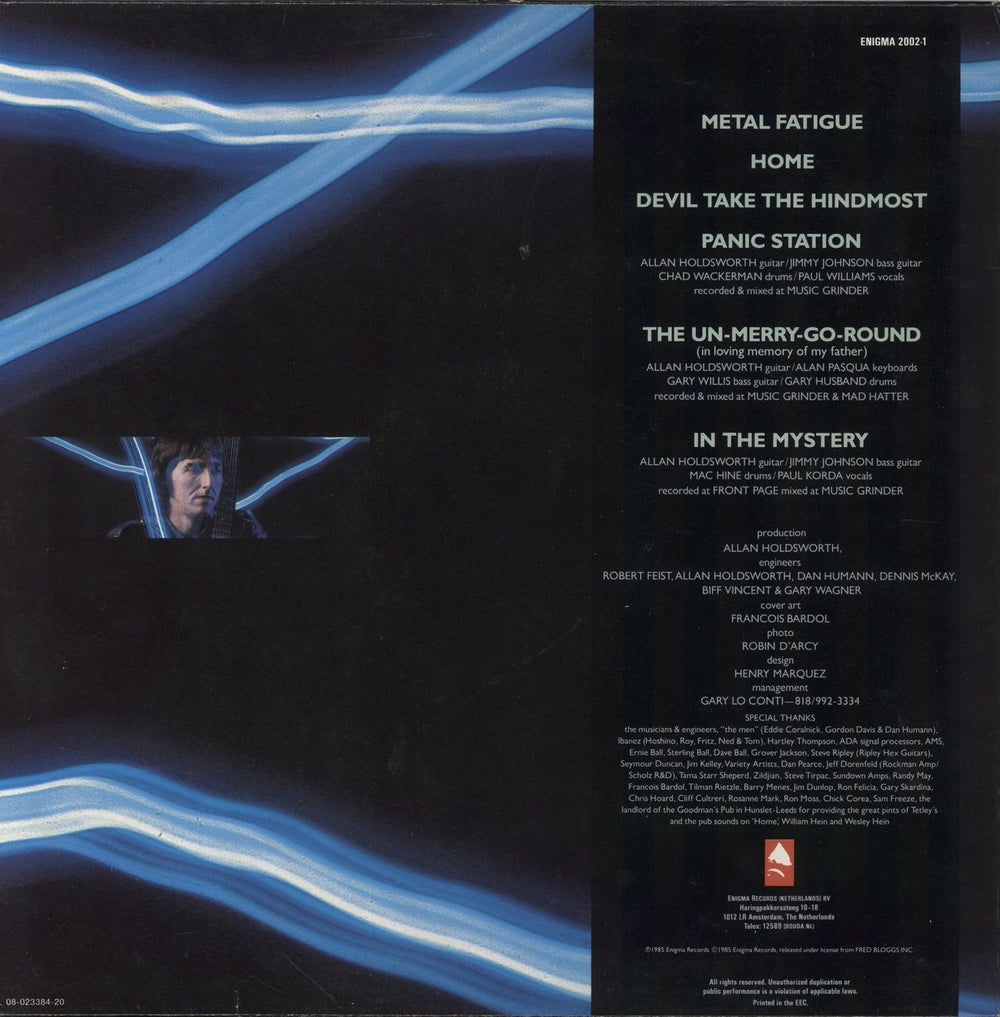 Allan Holdsworth Metal Fatigue Dutch vinyl LP album (LP record)