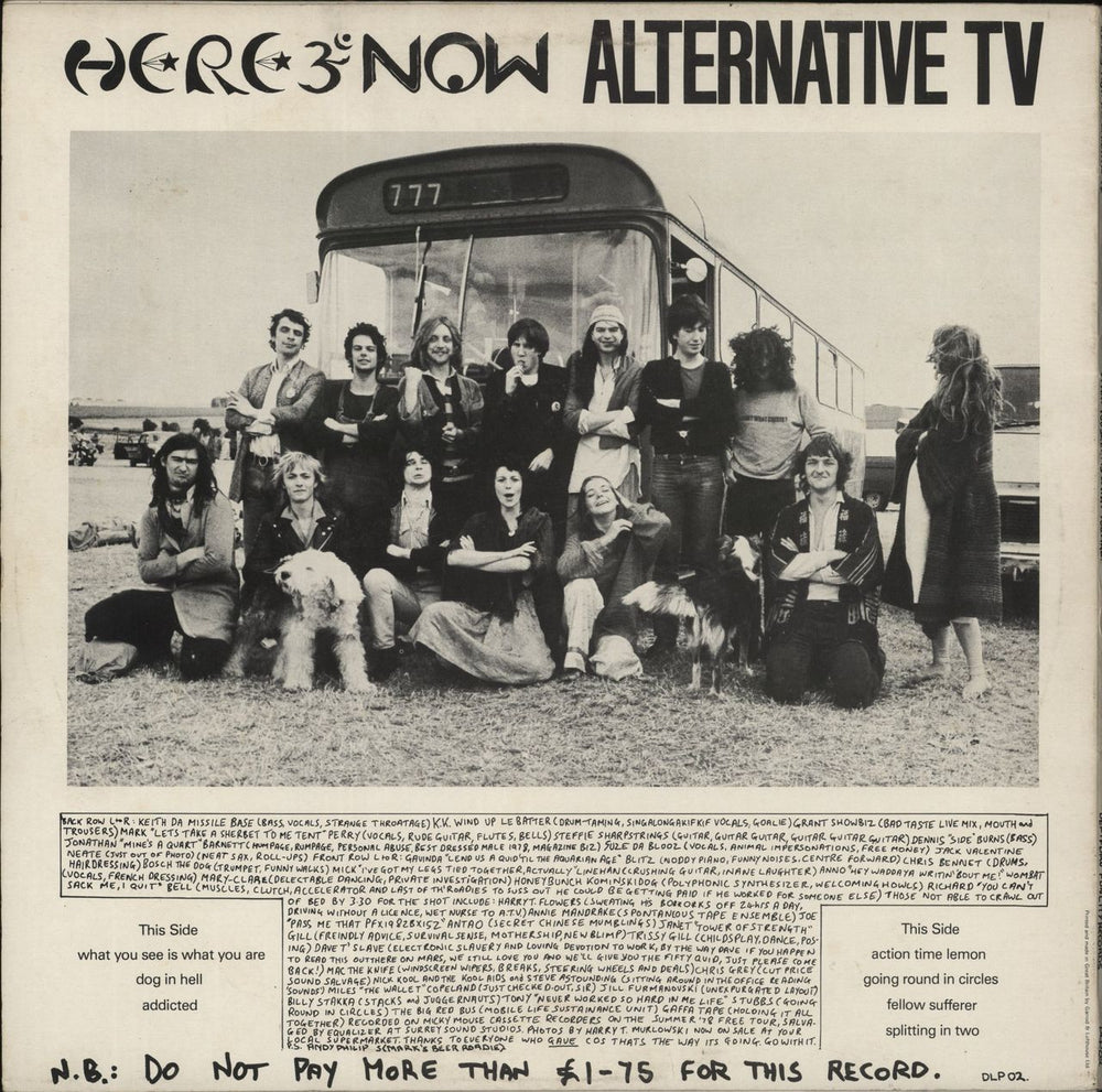 Alternative TV What You See...Is What You Are UK vinyl LP album (LP record)