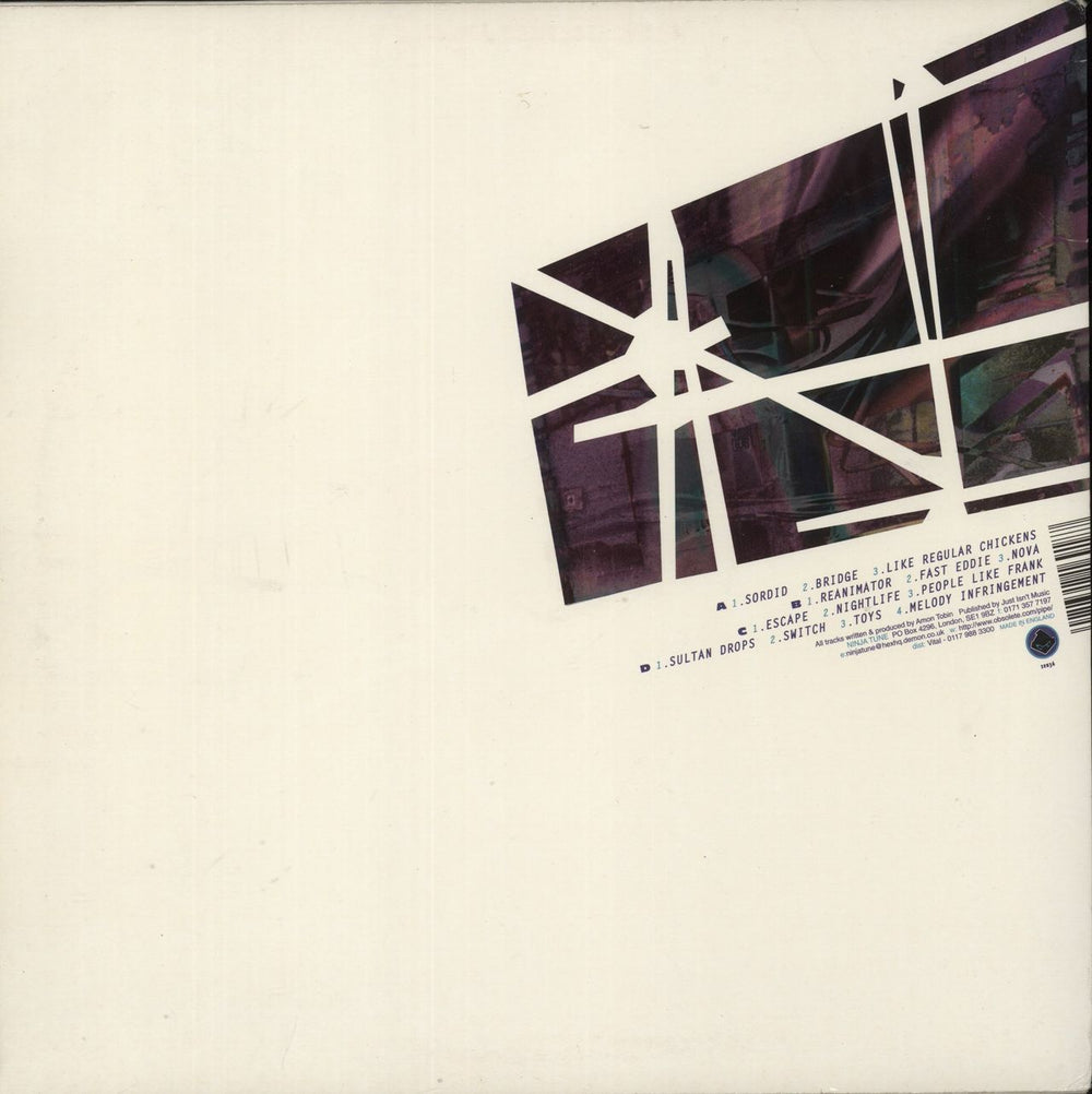 Amon Tobin Permutation UK 2-LP vinyl record set (Double LP Album) 5021392169187