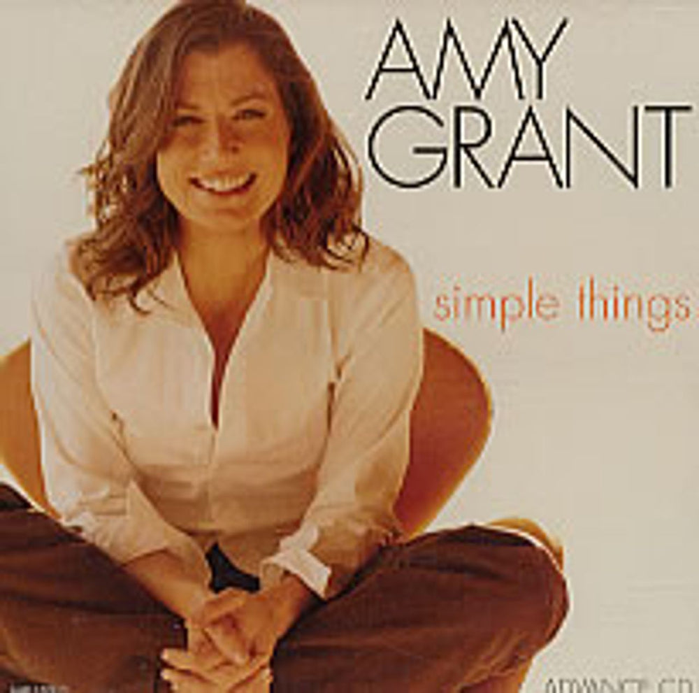 Amy Grant Simple Things US Promo CD album (CDLP) AMRF-10986-2
