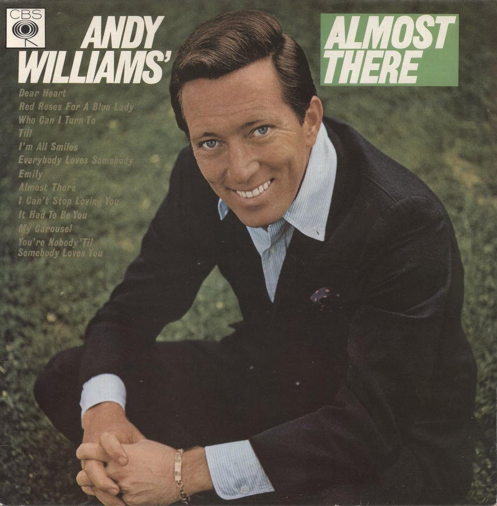 Andy Williams Almost There UK vinyl LP album (LP record) 62533