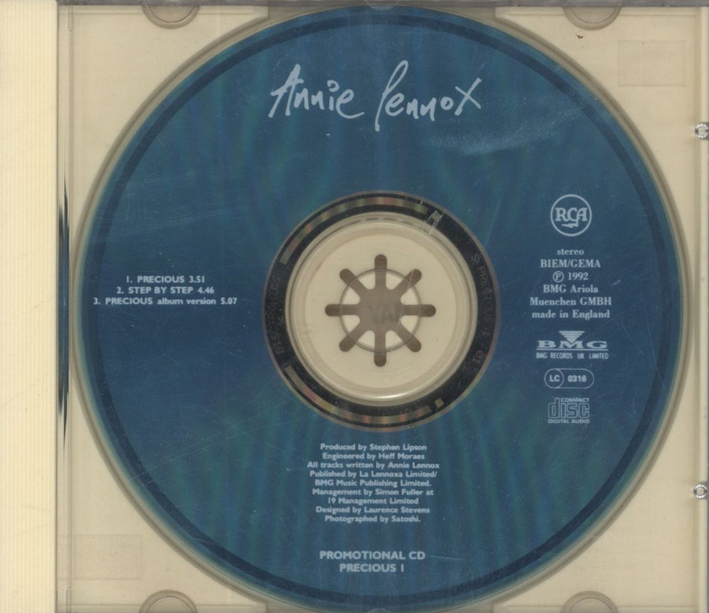 Annie Lennox Precious UK Promo CD single (CD5 / 5") PRECIOUS1