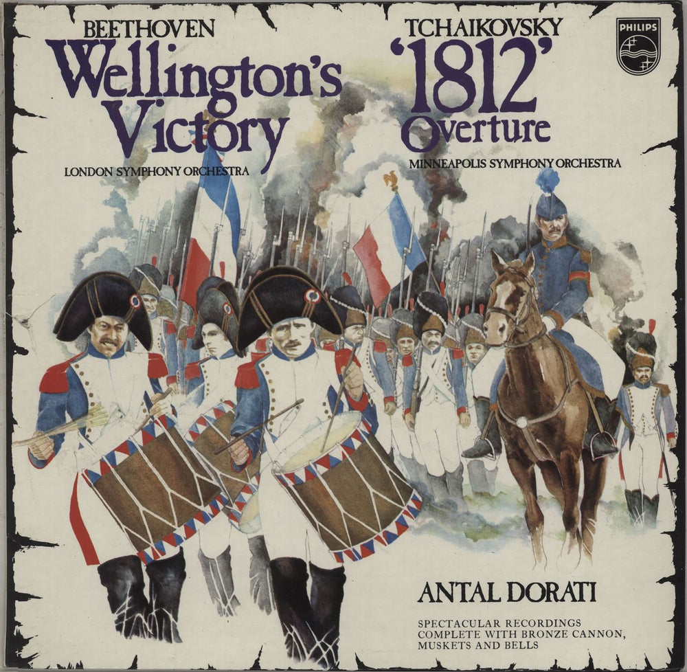 Antal Dorati 1812 Festival Overture, Op. 49 (Original Scoring) / Wellington's Victory UK vinyl LP album (LP record) SAL3461