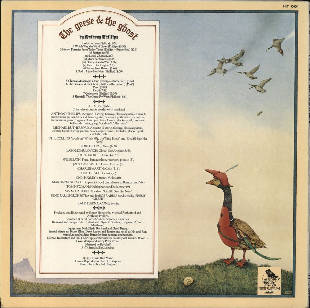 Anthony Phillips The Geese & The Ghost UK vinyl LP album (LP record)