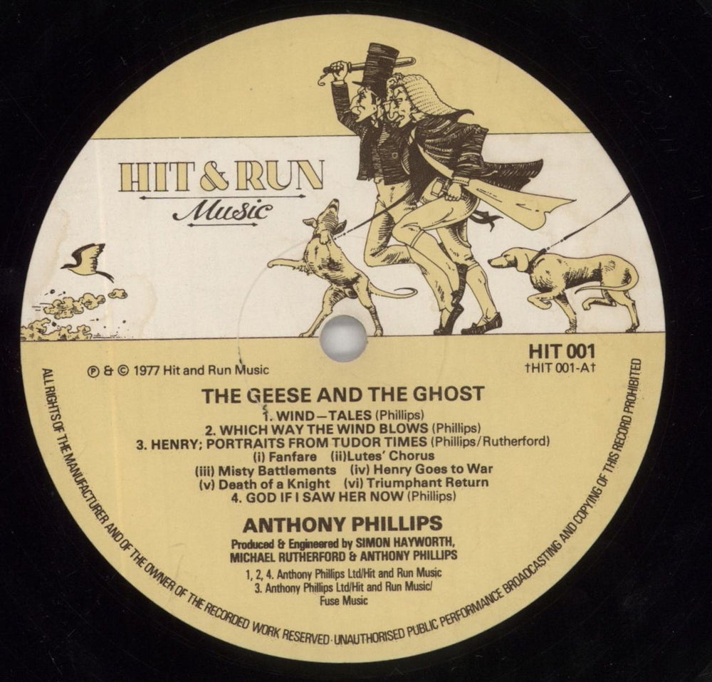 Anthony Phillips The Geese & The Ghost UK vinyl LP album (LP record) AYPLPTH278875
