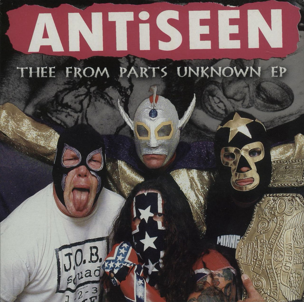 Antiseen Thee From Parts Unknown EP Italian 7" vinyl single (7 inch record / 45) SCR022