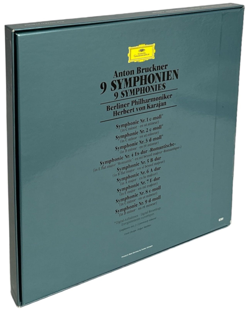 Anton Bruckner 9 Symphonien - Karajan German Vinyl Box Set