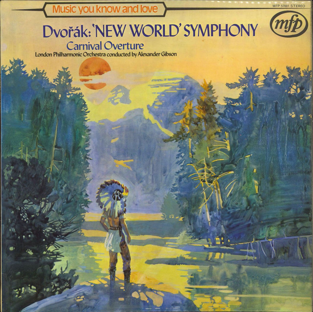 Antonín Dvorák Dvorák: 'New World' Symphony / Carnival Overture UK vinyl LP album (LP record) MFP57001