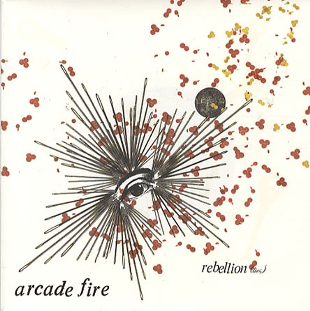 Arcade Fire Rebellion (Lies) - White Vinyl UK 7" vinyl single (7 inch record / 45) RTRADS252