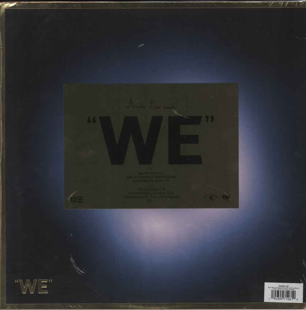 Arcade Fire We - Blue & Gold Marbled Vinyl - Sealed UK vinyl LP album (LP record) 194399712610