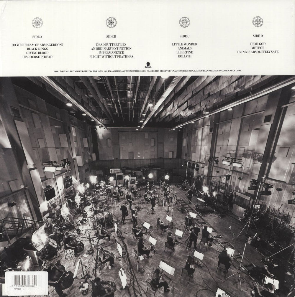 Architects For Those That Wish To Exist At Abbey Road - Blue Vinyl UK 2-LP vinyl record set (Double LP Album) 8714092788310