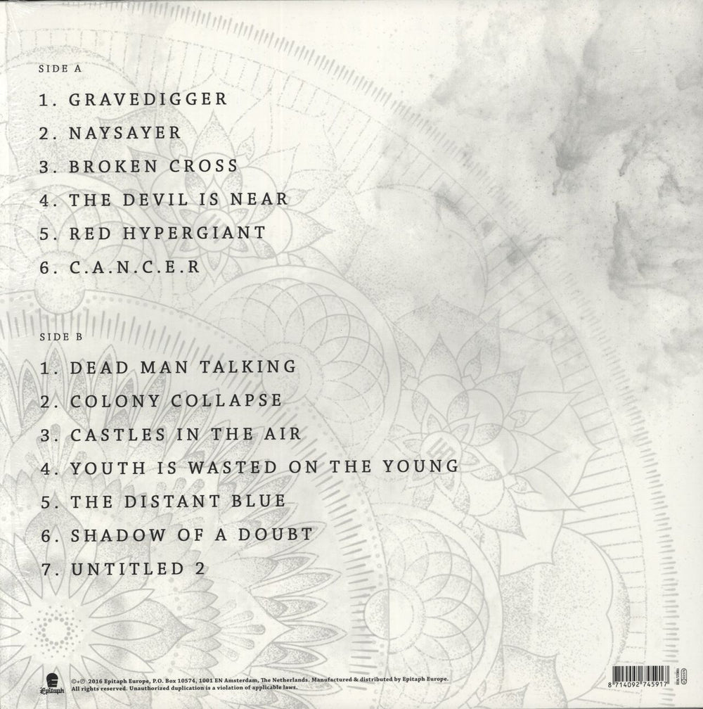 Architects Lost Forever // Lost Together - 180gm Clear Vinyl - RSD16 UK vinyl LP album (LP record) 8714092745917