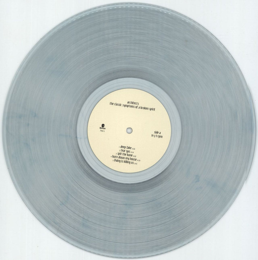 Architects The Classic Symptoms Of A Broken Spirit - Clear & Sea Blue Galaxy Vinyl Dutch vinyl LP album (LP record) 07CLPTH879546