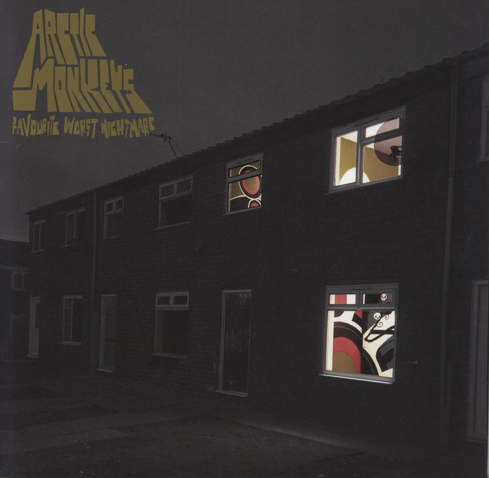 Arctic Monkeys Favourite Worst Nightmare - EX UK vinyl LP album (LP record) WIGLP188