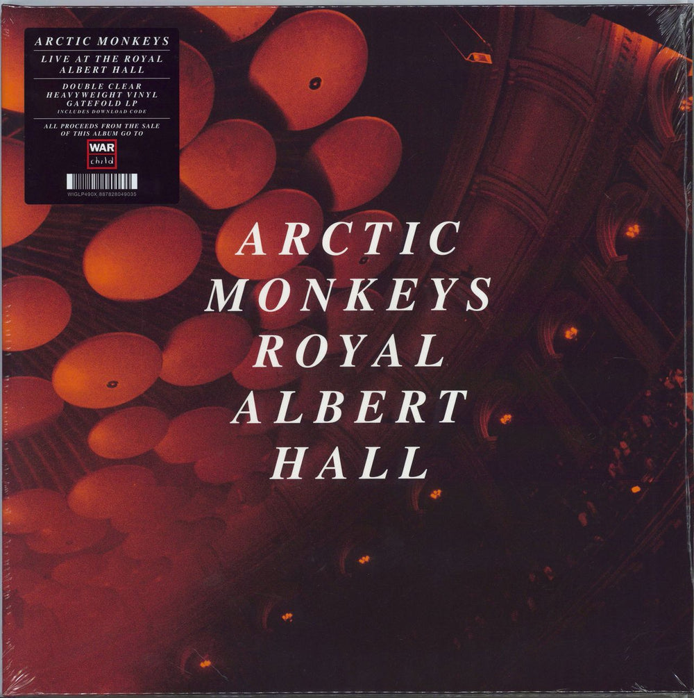 Arctic Monkeys Live At The Royal Albert Hall - 180gm Clear vinyl -Sealed UK 2-LP vinyl record set (Double LP Album) WIGLP490X