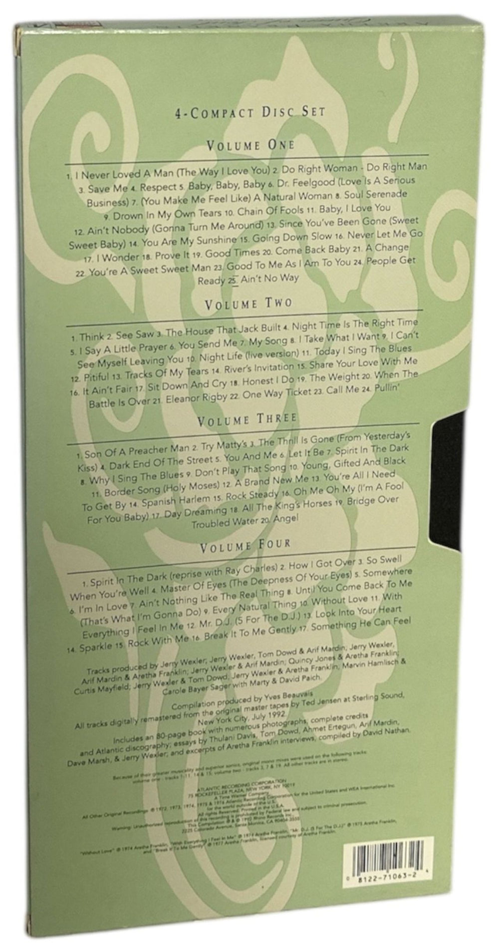 Aretha Franklin Queen Of Soul The Atlantic Recordings US box set 081227106324